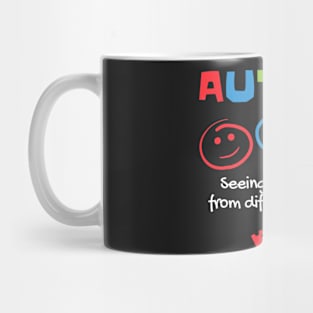 Seeing The World From Different Angles Autism Tee Mug